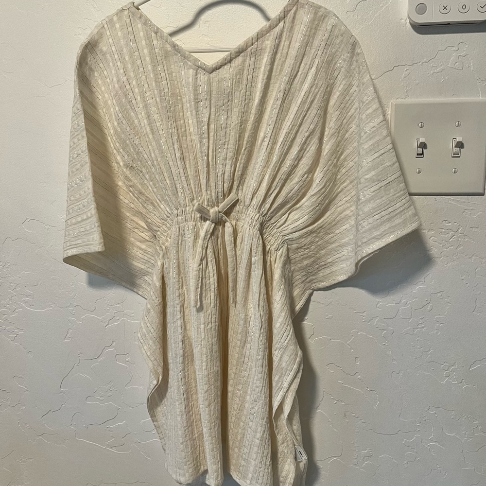 Zara Cream Textured Blouse